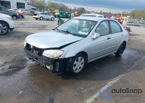 2006 Kia Spectra Ex/Lx/Sx from USA, damaged, VIN KNAFE121665338583